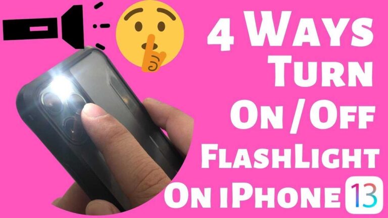 How To Turn Off Iphone 13 Pro Max Flashlight: Quick Guide