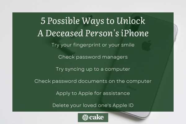 Unlocking A Deceased Relative’S Iphone: A Guide