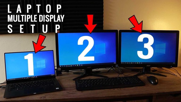 Best Way To Setup Dual Monitors With Laptop For Productivity