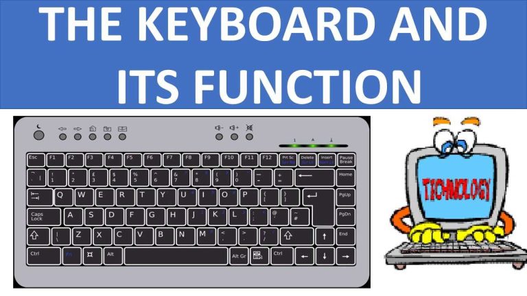 What Are The Main Functions Of Computer Keyboard Explained