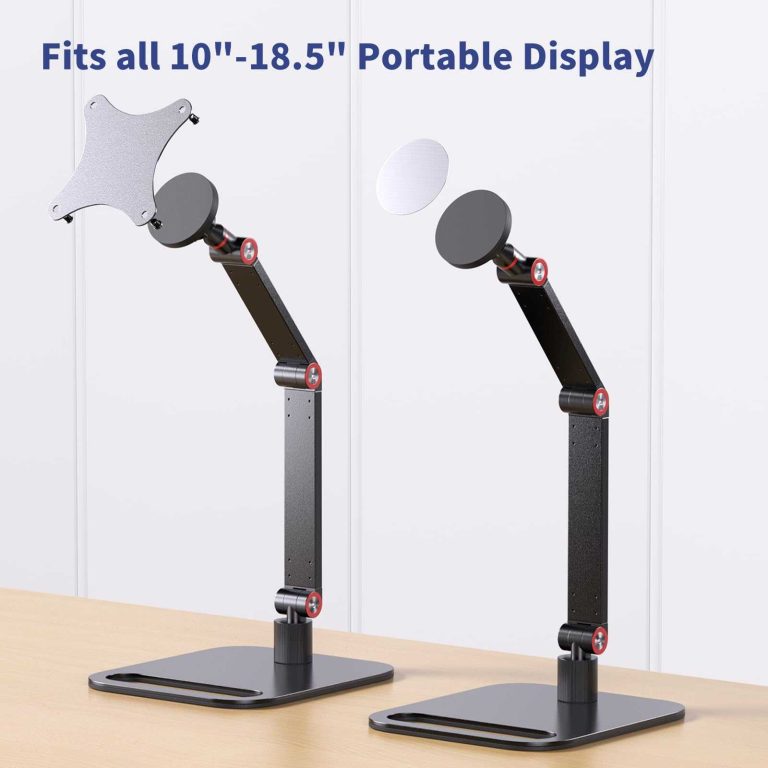 Foldable And Portable Monitor Stands For Travel For Easy On-The-Go Setup