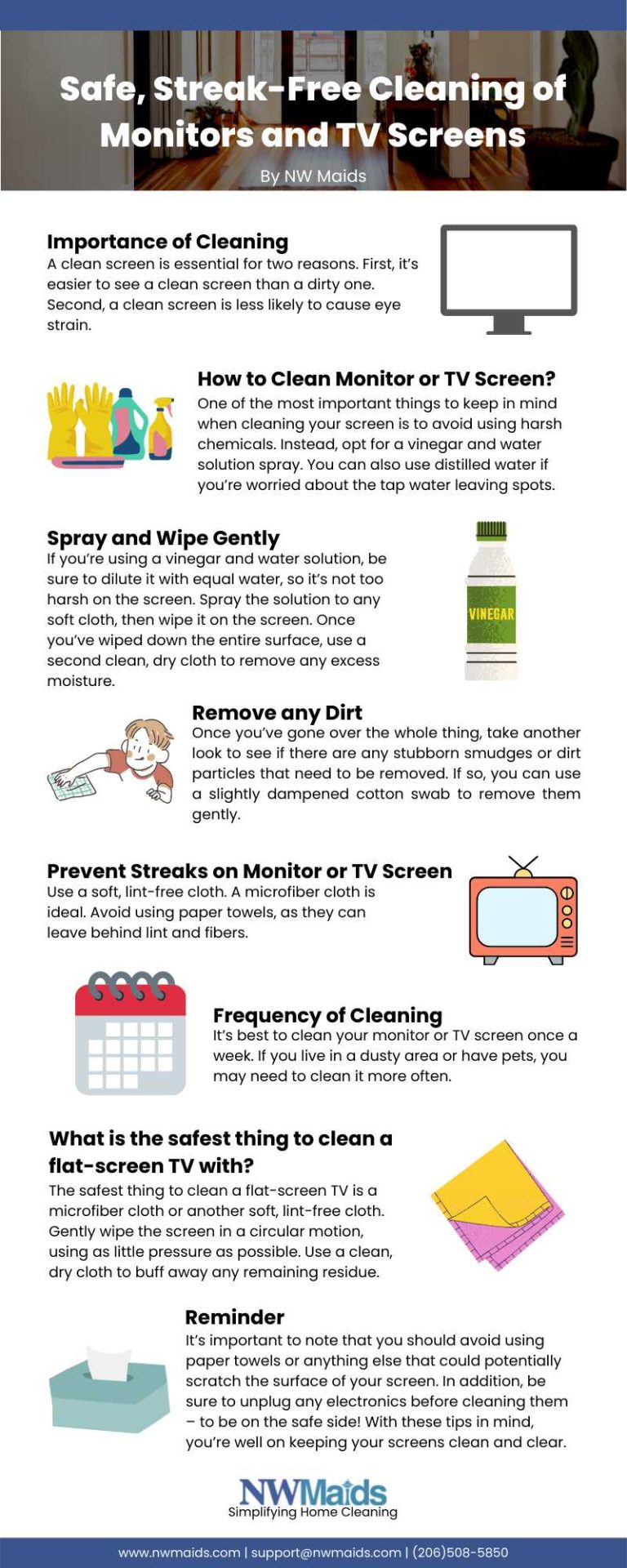 How To Avoid Streaks When Cleaning Your Tv For A Clear Screen