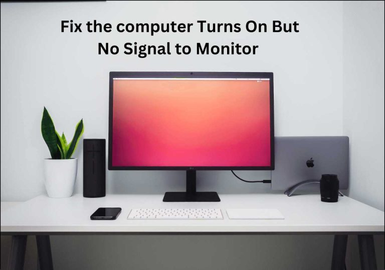 How To Fix No Signal Error On Your Monitor Effectively