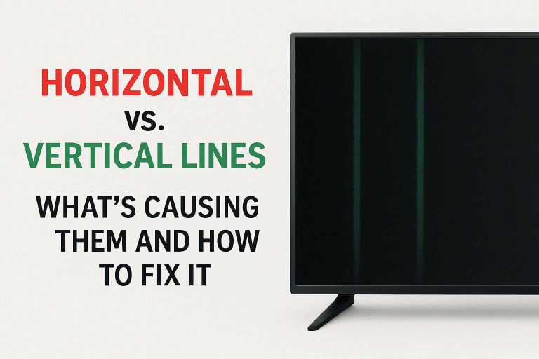 How To Solve Vertical Or Horizontal Lines On Screen Effectively