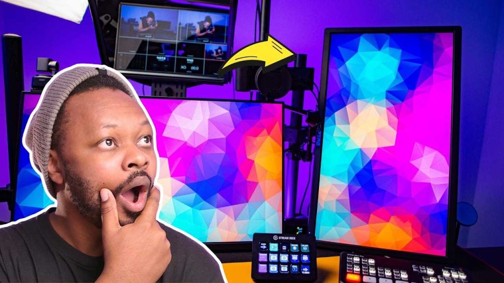 Why Do Streamers Use Vertical Monitors For Better Streaming