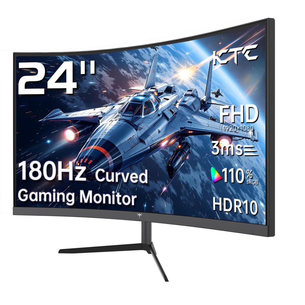 Curved 24″ Monitors: KTC vs Sceptre