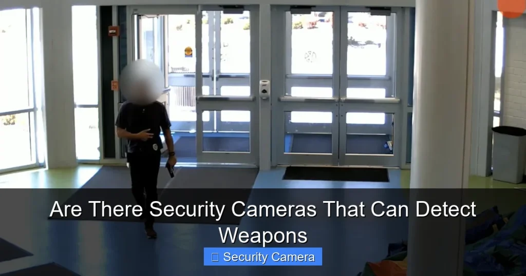 Are There Security Cameras That Can Detect Weapons Are There Security Cameras That Can Detect Weapons