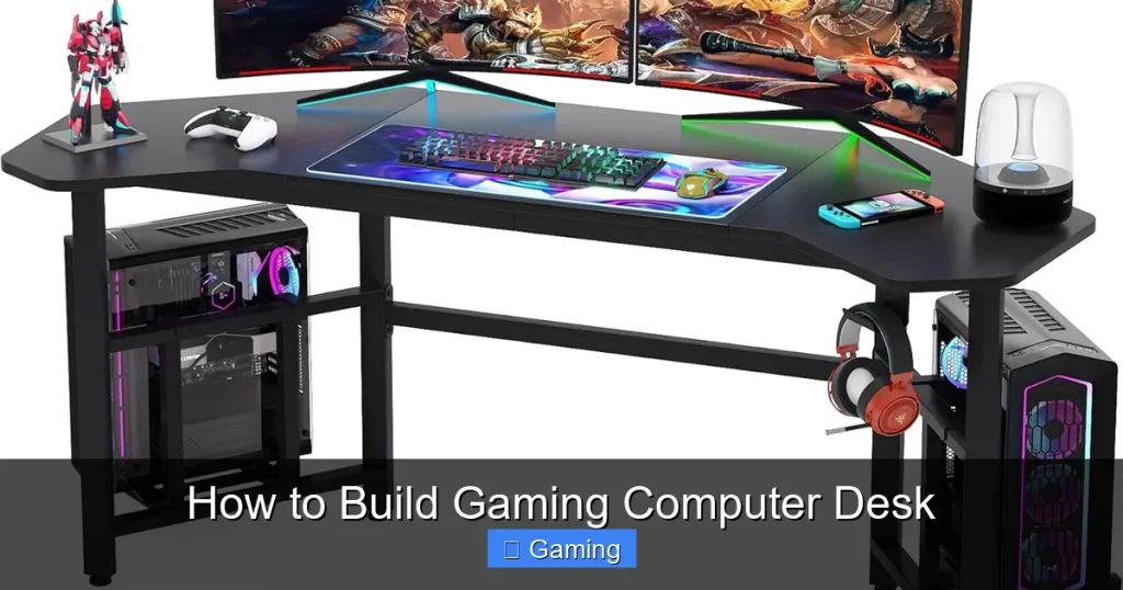 How to Build Gaming Computer Desk How to Build Gaming Computer Desk