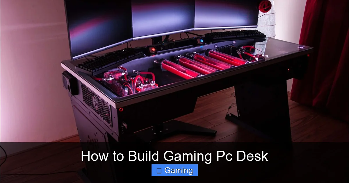 How to Build Gaming Pc Desk
