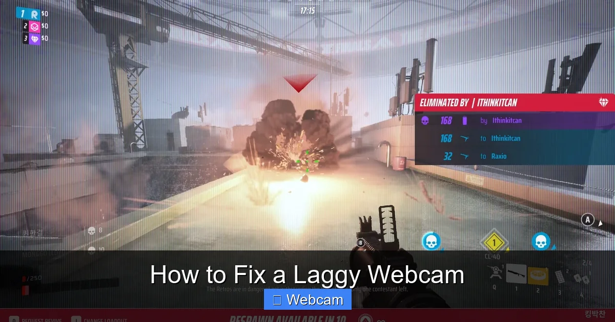 How to Fix a Laggy Webcam