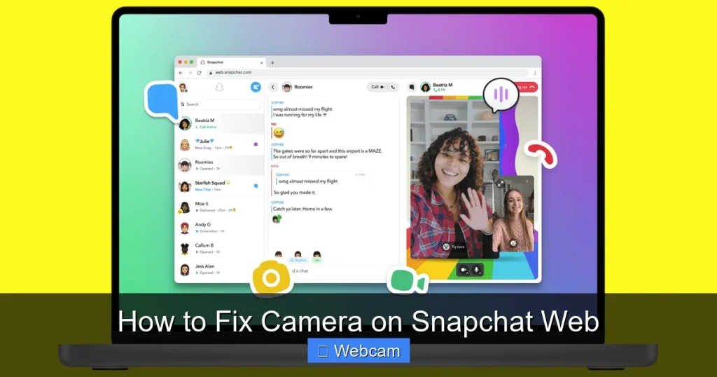 How to Fix Camera on Snapchat Web