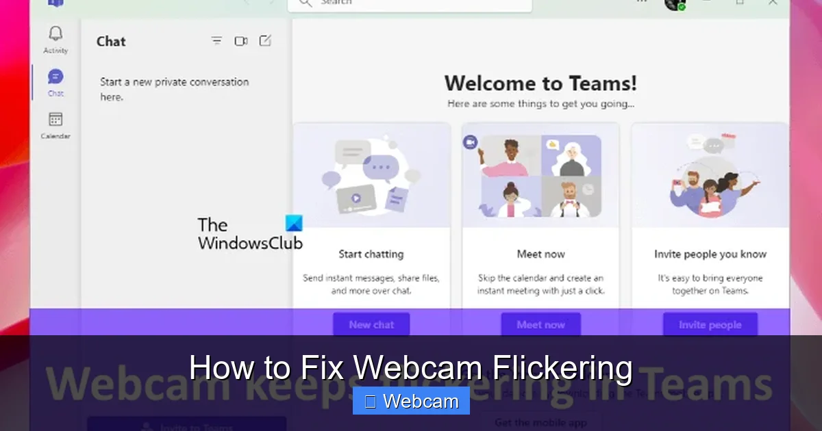 How to Fix Webcam Flickering