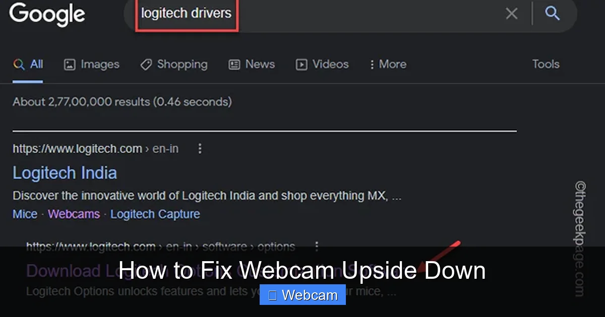 How to Fix Webcam Upside Down