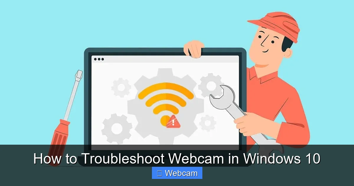 How to Troubleshoot Webcam in Windows 10