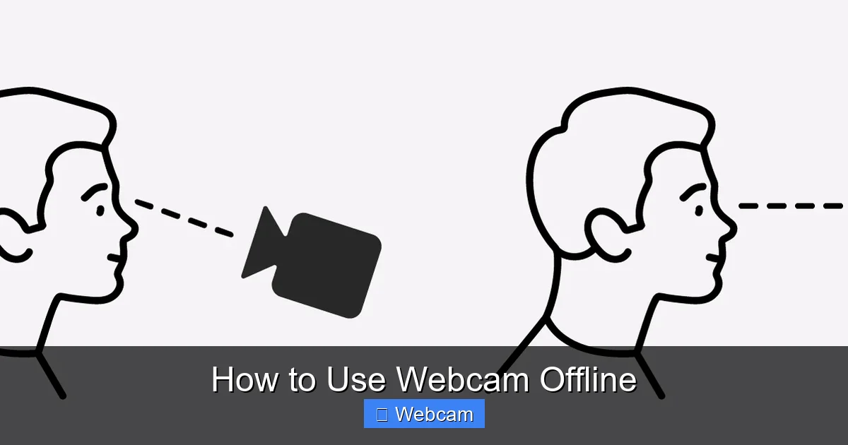 How to Use Webcam Offline