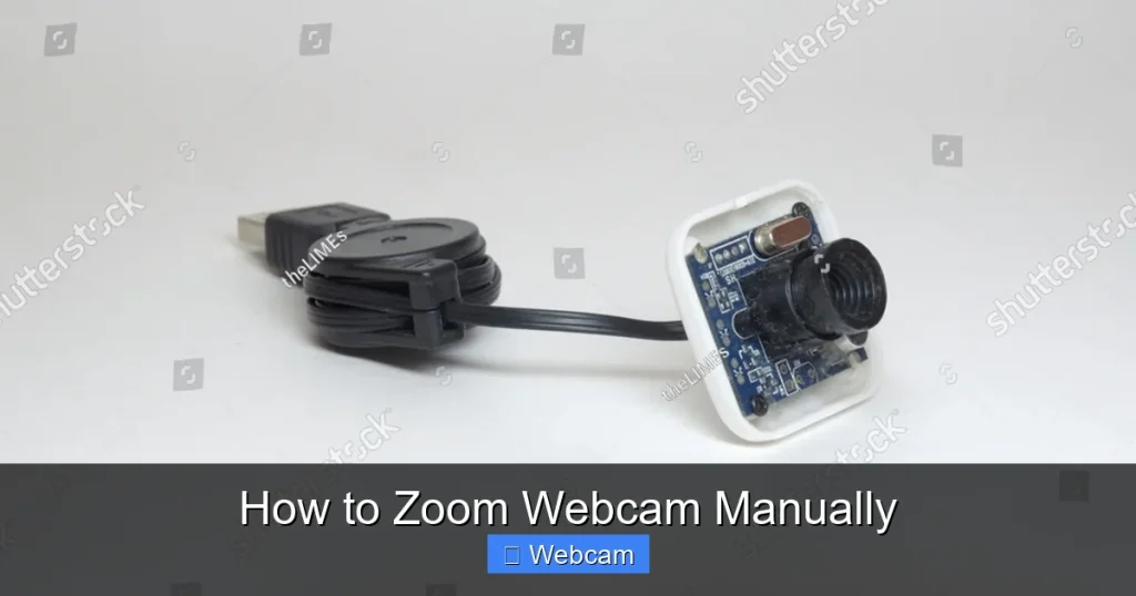 How to Zoom Webcam Manually How to Zoom Webcam Manually