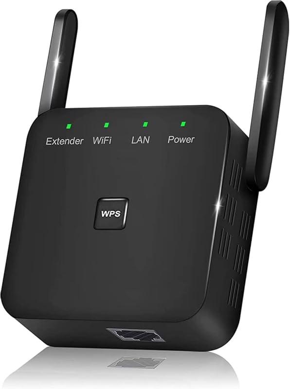 WiFi Extender Signal Booster – Covers Up to 9860 Sq.ft and 60 Devices 