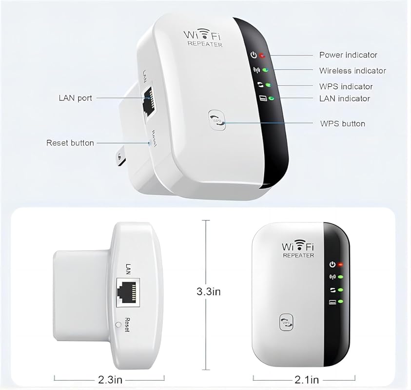 WiFi Extender Signal Booster for Home Up to 5000 Sq.ft and 50 Devices