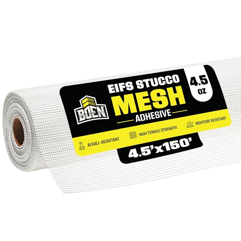 Boen Self-Adhesive Fiberglass Mesh Tape is Ideal for EIFS Stucco and P