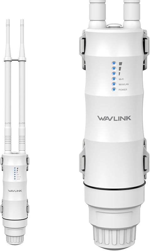 WAVLINK AC600 Outdoor WiFi Extender for Camping, Waterproof WiFi Repea