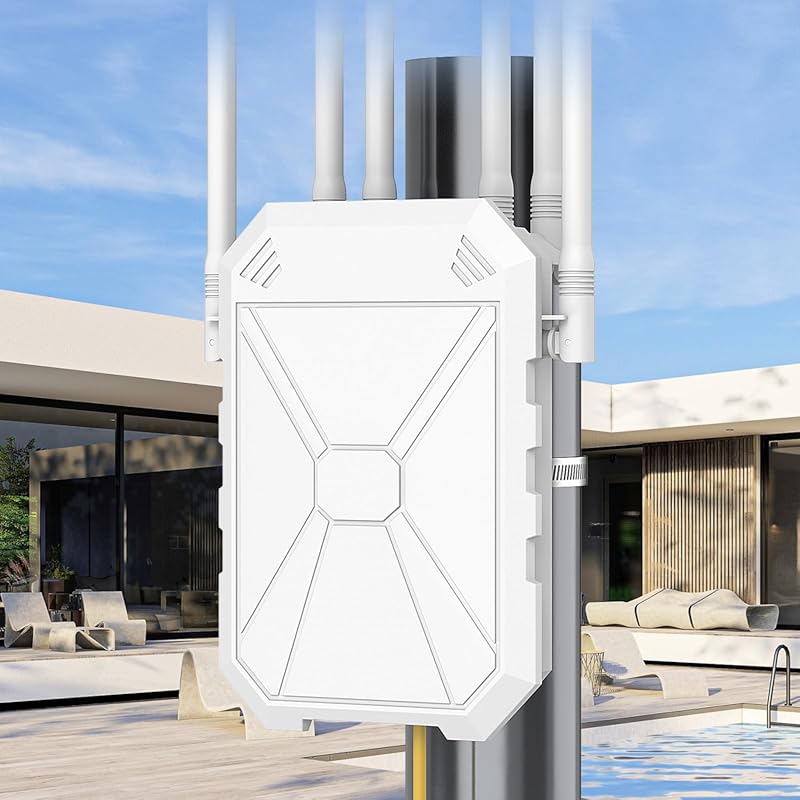 AX1800 Outdoor WiFi 6 Extender for Camping and Outdoor Use, Weatherpro