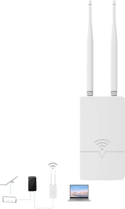 Outdoor Starlink WiFi Extender for Gen 3 Router with 0.3KM Coverage an