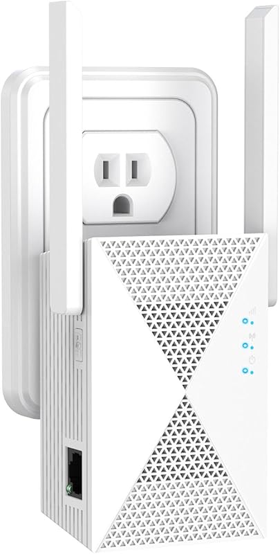 Dual Band Long Range WiFi Extender: Home & Outdoor Signal Booster, Eas