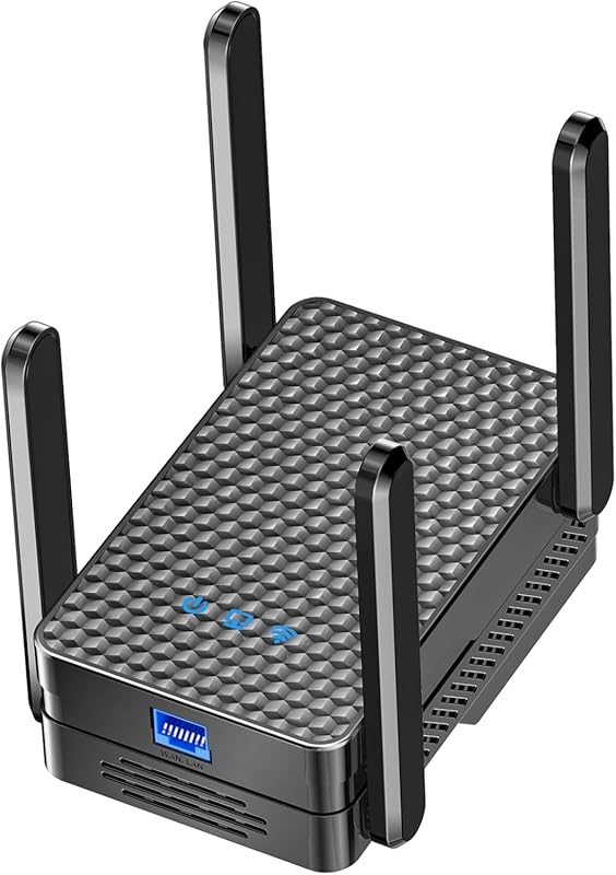 WiFi 6 Extender Signal Booster, Covers Up to 19,980 Sq.ft, Dual Band A