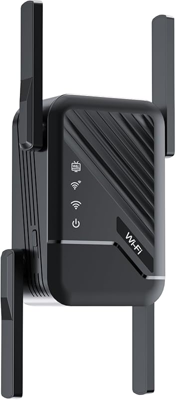 Long Range WiFi Extender Covers 13389 Sq. Ft. with Ethernet Port and E