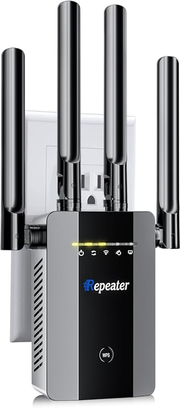 Long Range WiFi Extender for Camping and Home, 13,355 Sq.ft Coverage,