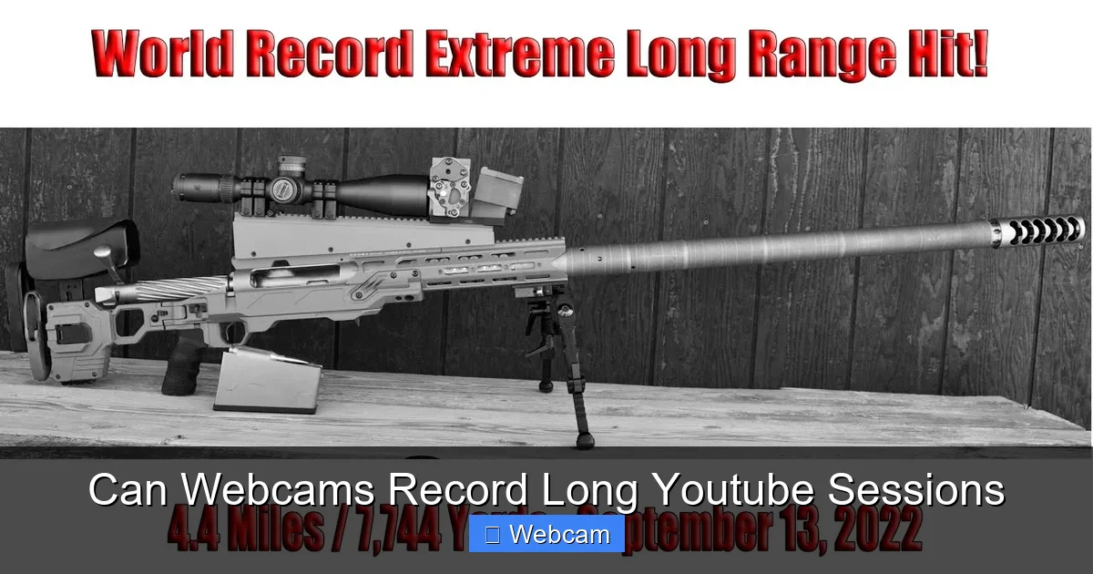 Can Webcams Record Long Youtube Sessions