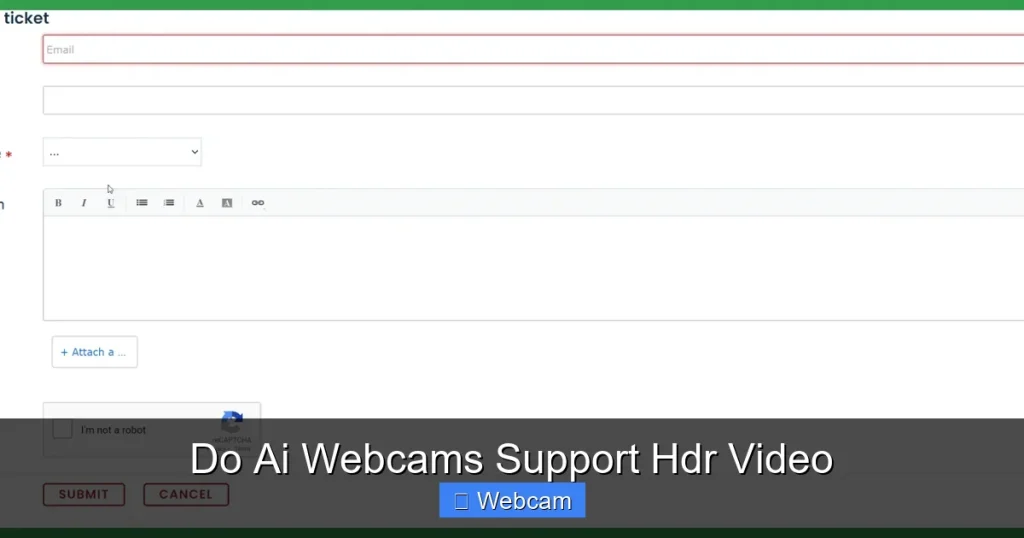 Do Ai Webcams Support Hdr Video Do Ai Webcams Support Hdr Video