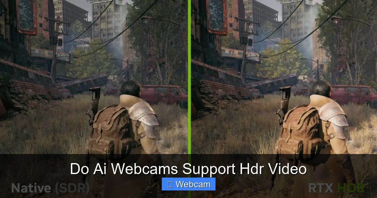 Do Ai Webcams Support Hdr Video