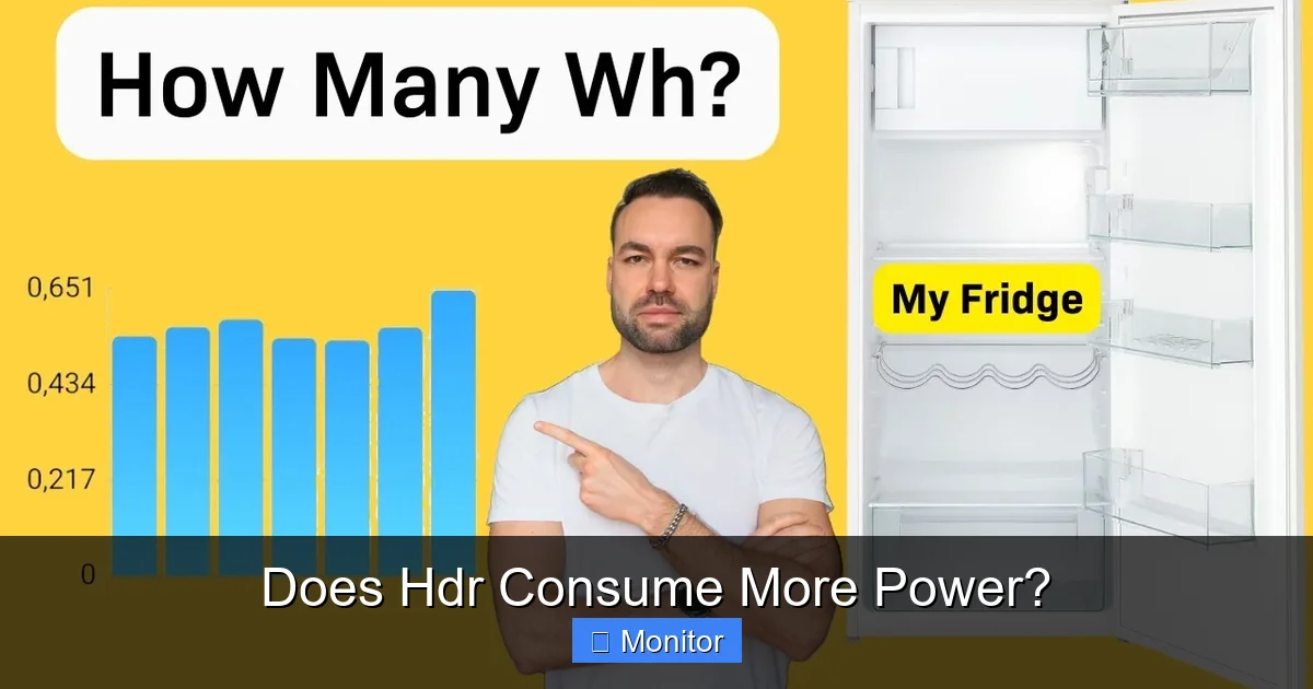 Does Hdr Consume More Power?