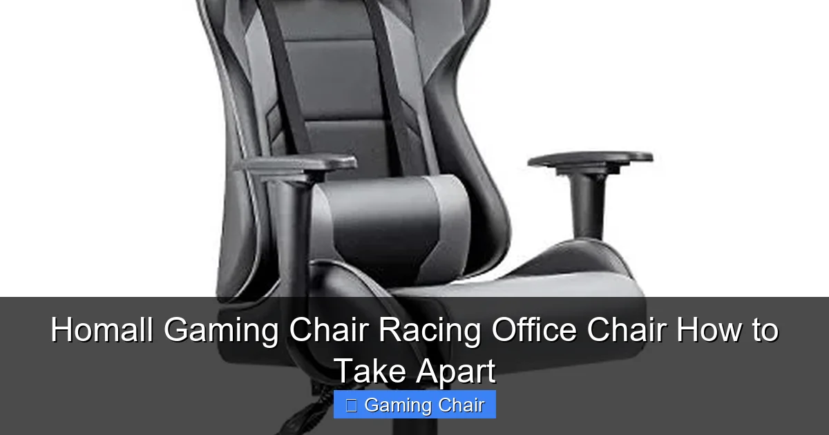 Homall Gaming Chair Racing Office Chair How to Take Apart