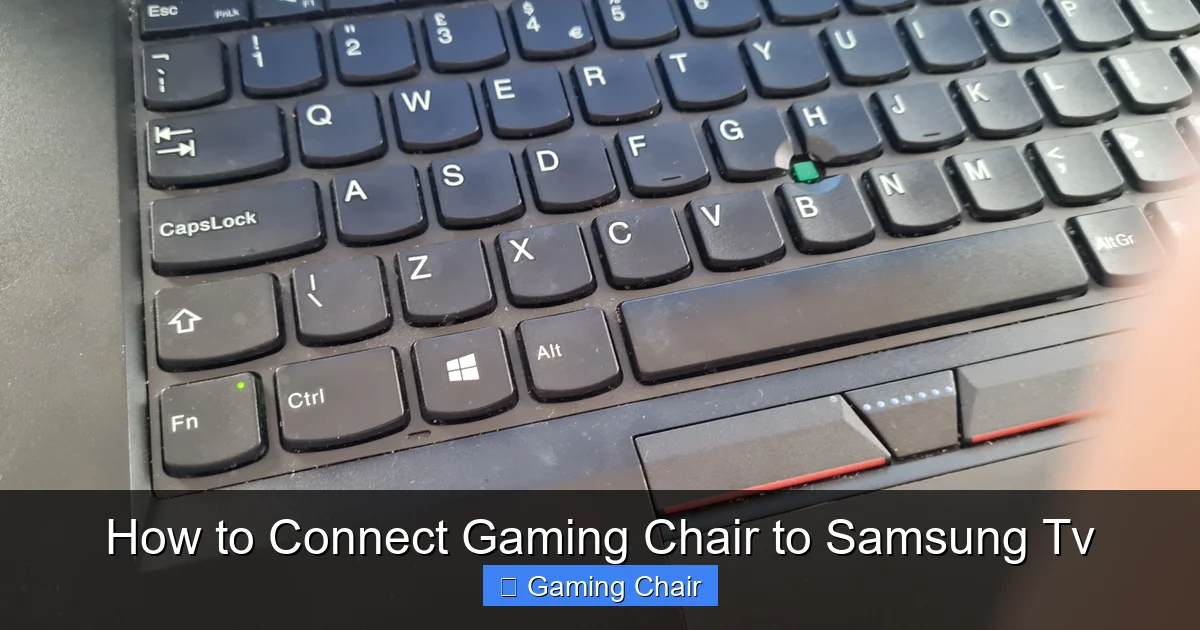 How to Connect Gaming Chair to Samsung Tv