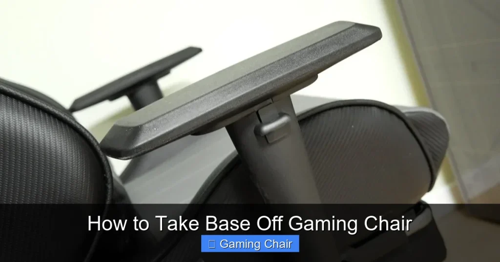 How to Take Base Off Gaming Chair