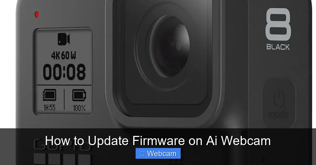 How to Update Firmware on Ai Webcam