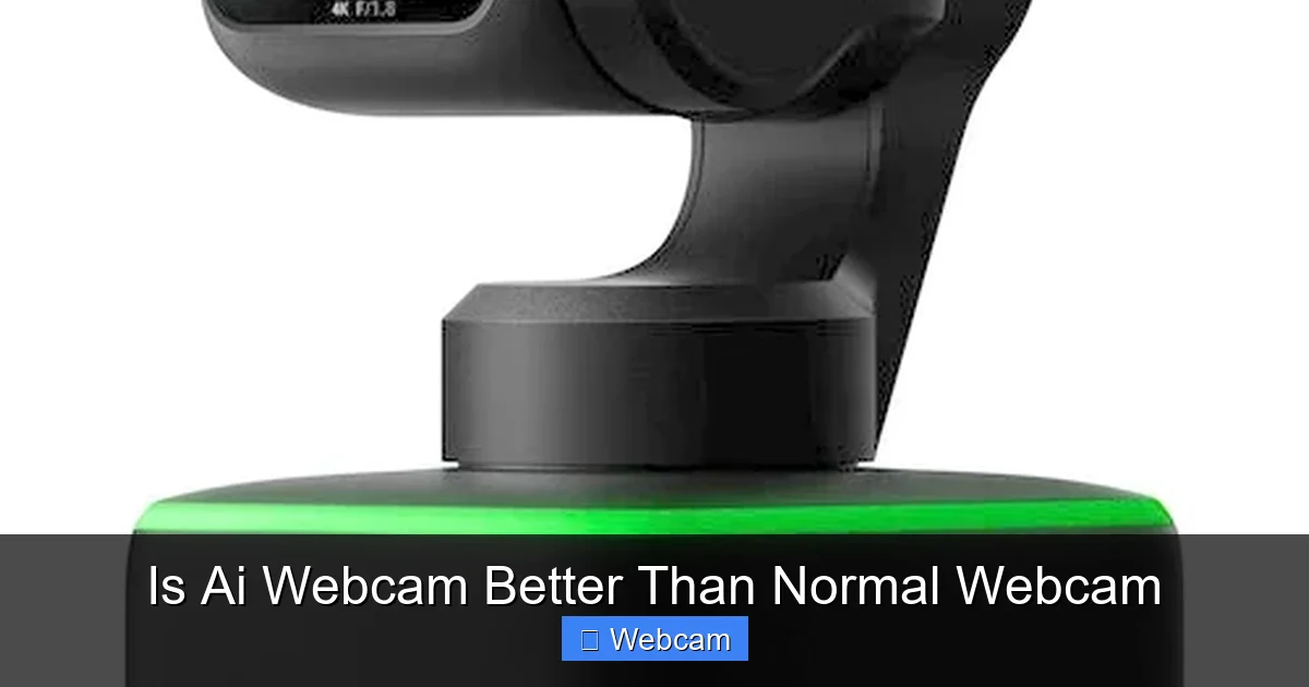 Is Ai Webcam Better Than Normal Webcam