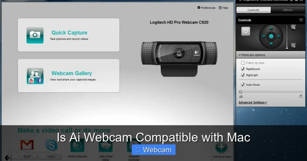 Is Ai Webcam Compatible with Mac