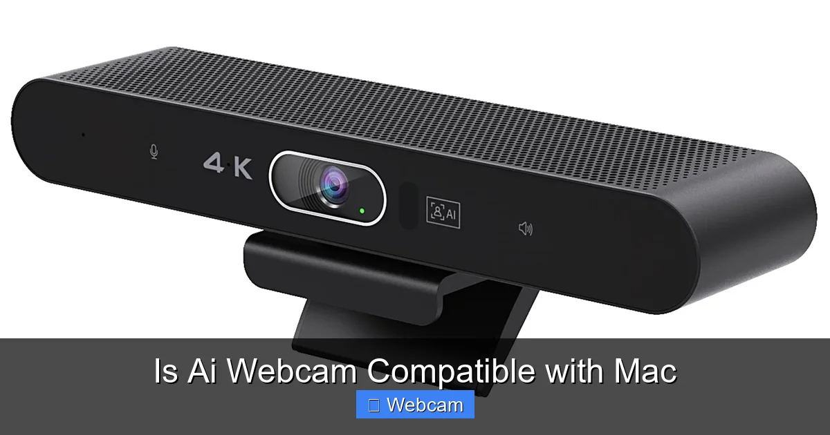 Is Ai Webcam Compatible with Mac