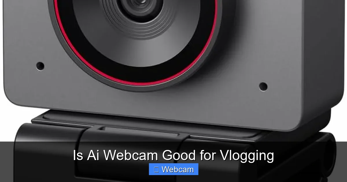 Is Ai Webcam Good for Vlogging