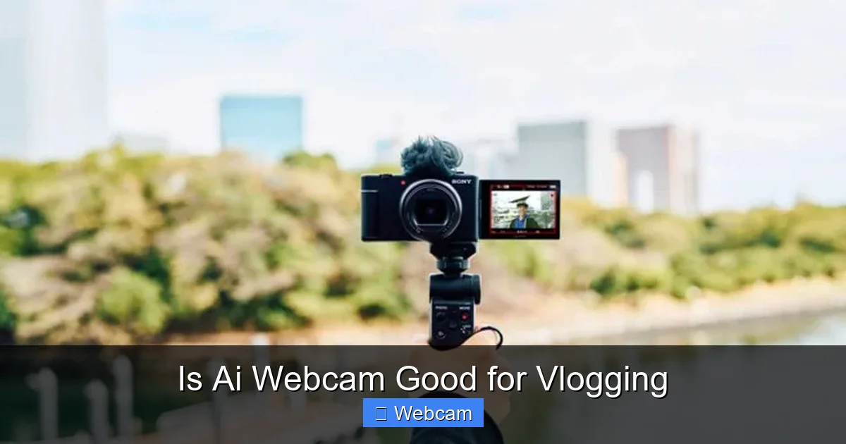 Is Ai Webcam Good for Vlogging