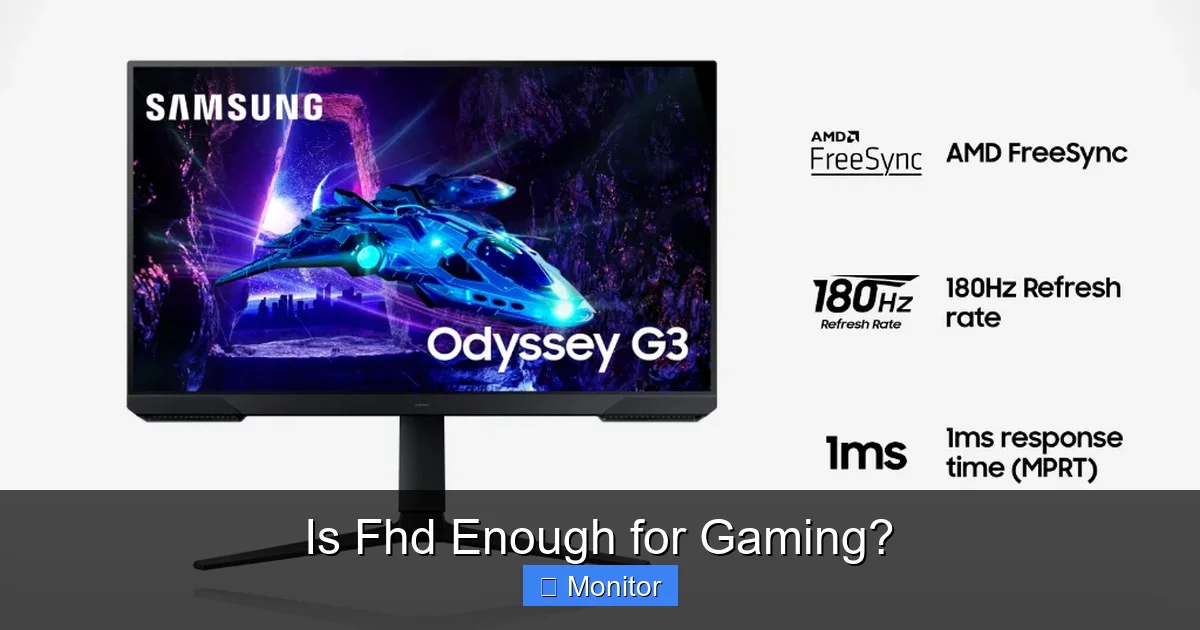 Is Fhd Enough for Gaming?