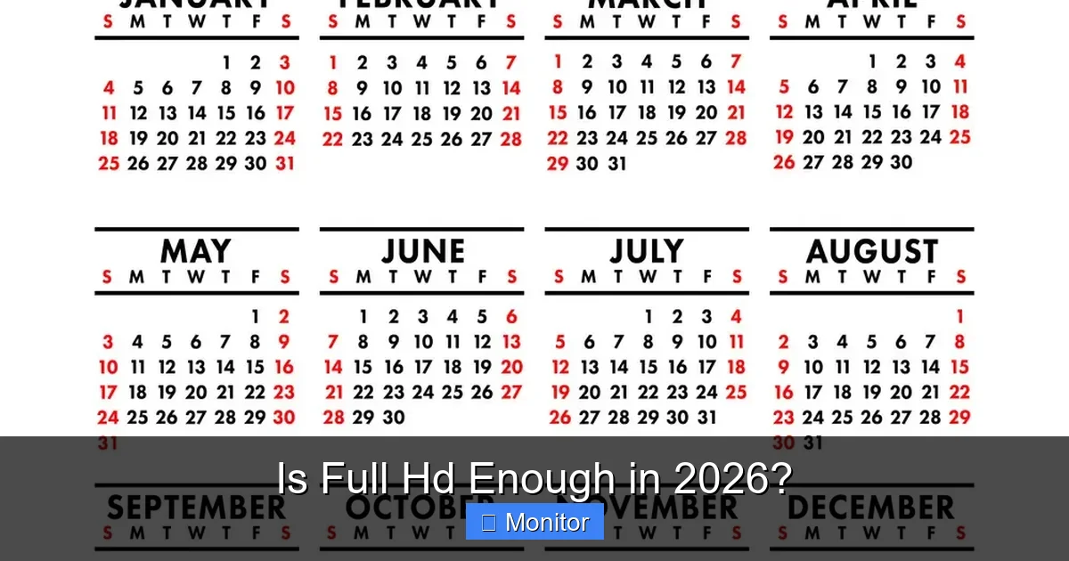 Is Full Hd Enough in 2026?