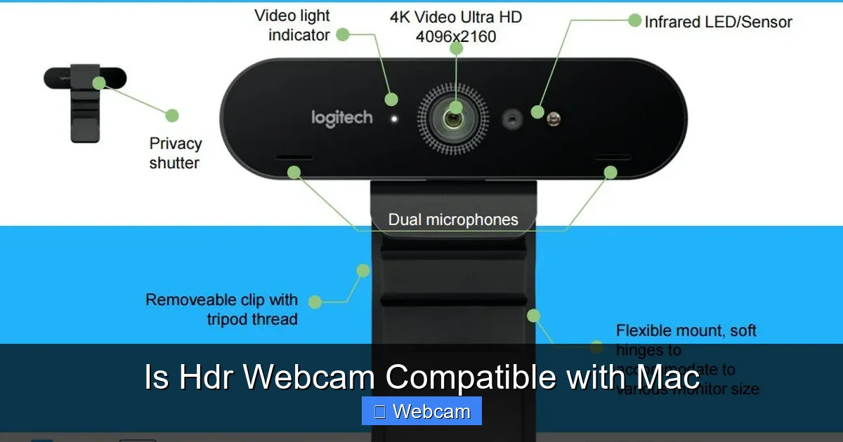 Is Hdr Webcam Compatible with Mac