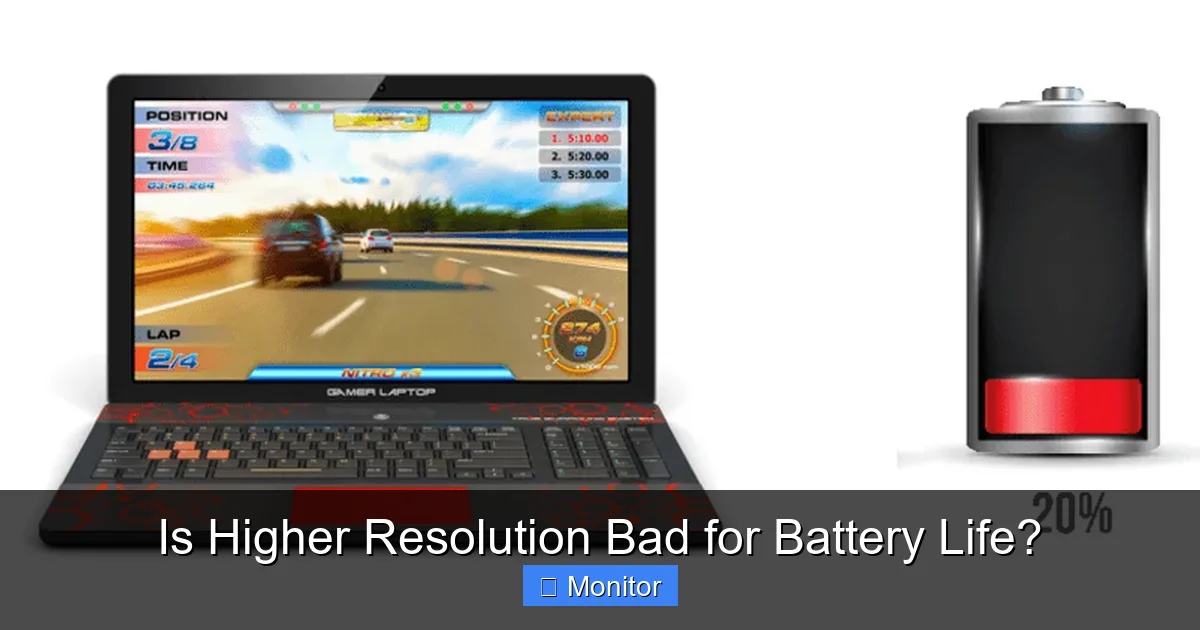 Is Higher Resolution Bad for Battery Life?