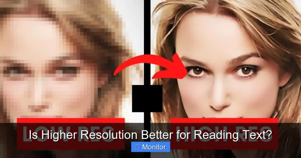 Is Higher Resolution Better for Reading Text?