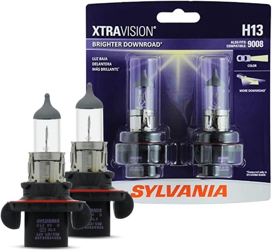 SYLVANIA - H13 XtraVision - High Performance Halogen Headlight Bulb, H