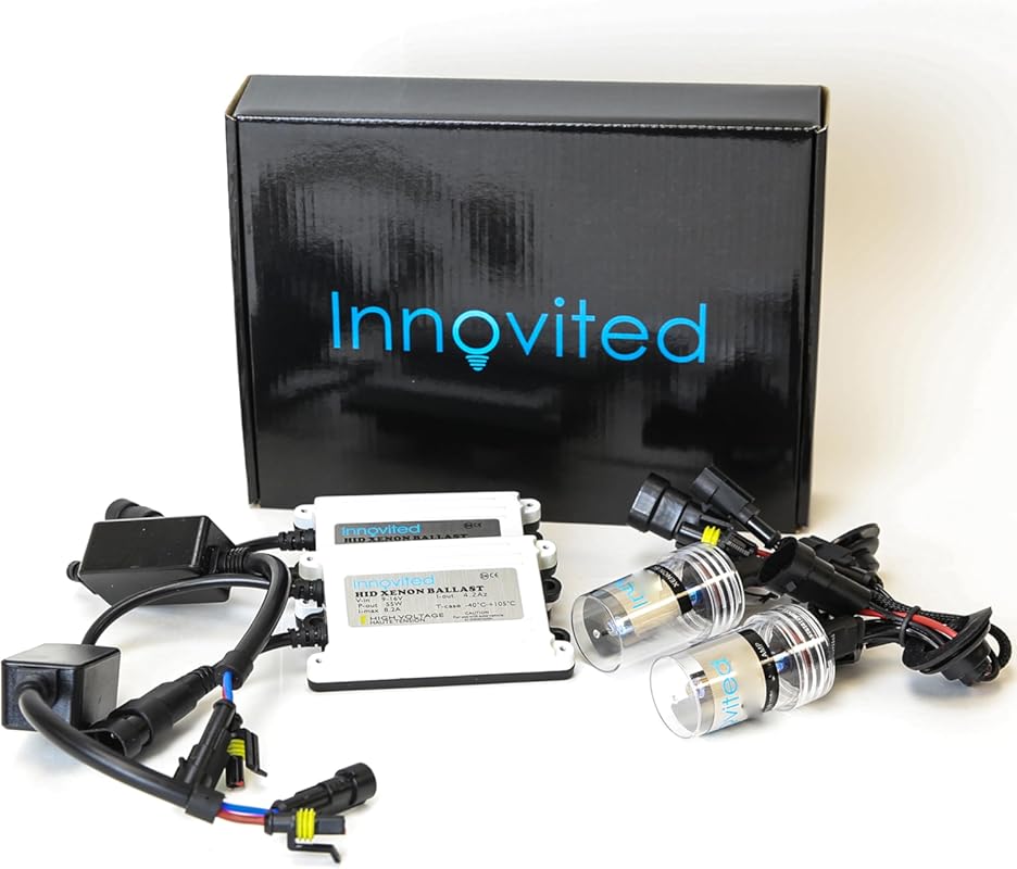 Innovited H11 H9 H8 HID Xenon Bulb Pair with Digital Ballasts for Proj